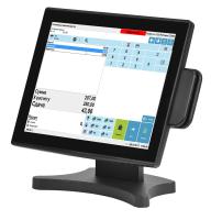 Сенсорный POS-монитор 15" АТОЛ CPOS-15TM, P-CAP, черный, ридер МК, без рамки