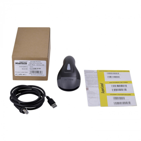 Проводной сканер штрих-кода MERTECH 610 P2D HR SUPERLEAD USB